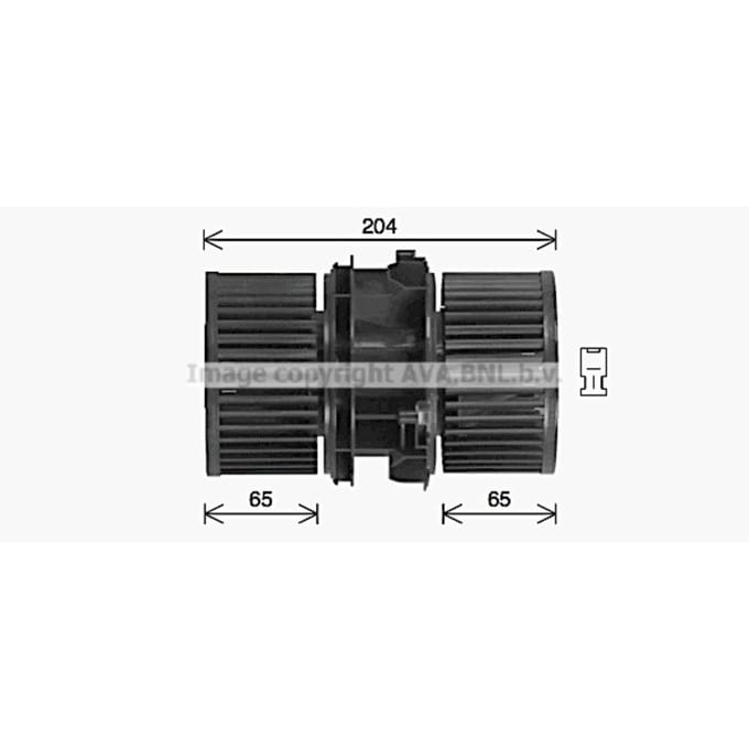 Elektromotor, interieurventilator AVA COOLING RT8666