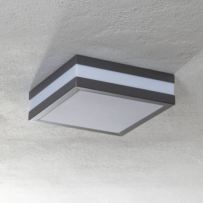 Brilliant 96233/63 Matteo Buitenlamp (plafond) E27 22 W Antraciet