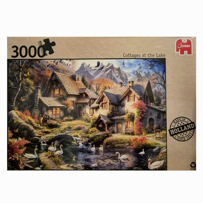 Jumbo - Premium Collection - 3000 stukjes - Cottage at the Lake - Legpuzzel