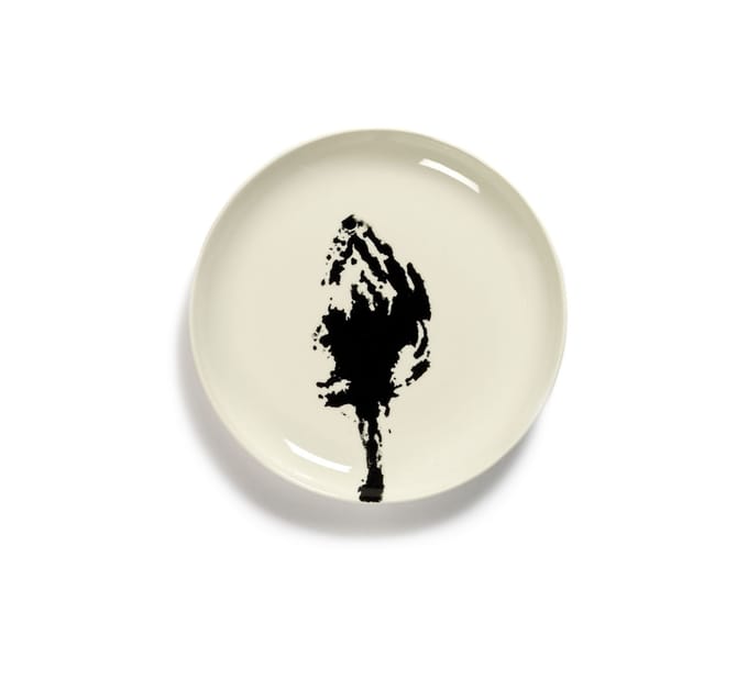 Serax Feast Bord S - Set - wit/artisjok zwart