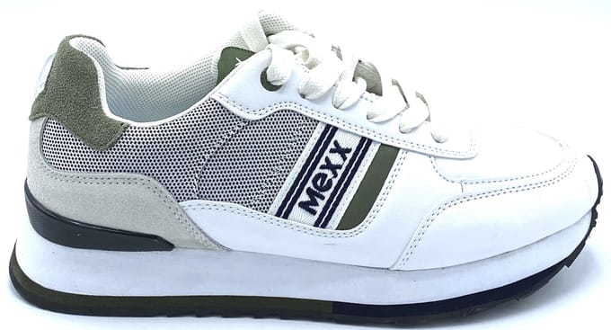 Sneaker Hoover Mannen - White/Khaki/Blauw - Maat 40