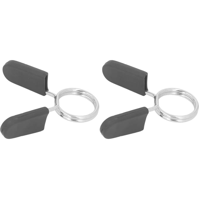 2 STUKS Veerclip Kragen 30mm Dumbbell Veervergrendeling met Handvat Comfortabele Grip Eenvoudig Gebruik white