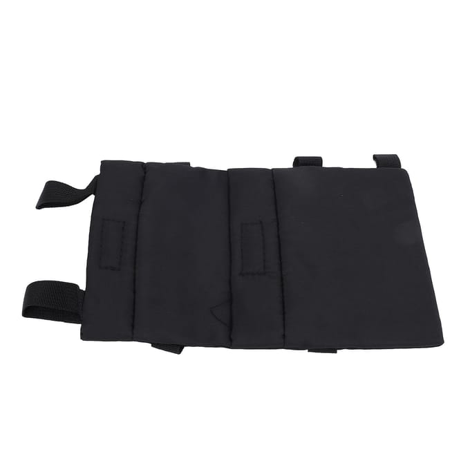Sac pour béquilles Portable Polyvalent Pochette de rangement pour béquilles axillaires pour béquilles universelles black