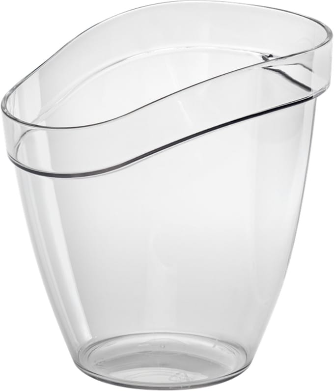 MPDrink Wijnkoeler Paris - transparant - PC kunststof - 23x18 cm - IJsemmer - wijnfles koeler