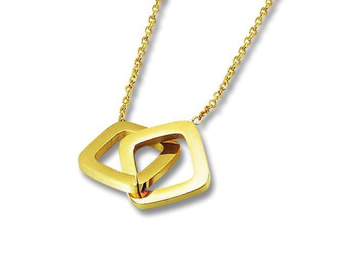 Amanto Ketting Eise G - 316L Staal - Geometrisch - 13x13mm - 50cm