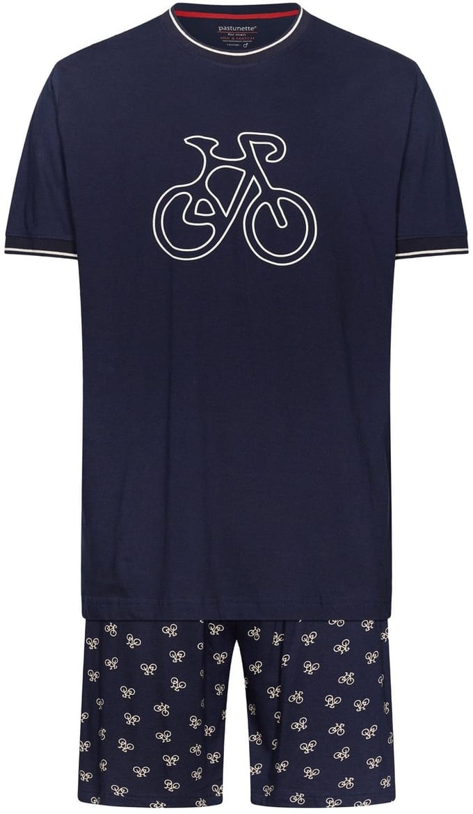 Pastunette - Shortama - Night Ride - Katoen - Blauw - Maat 104