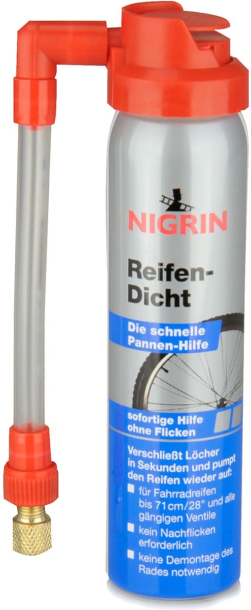 NIGRIN Bike Care BandenDicht - pechspray bandenhulp - 75 ml