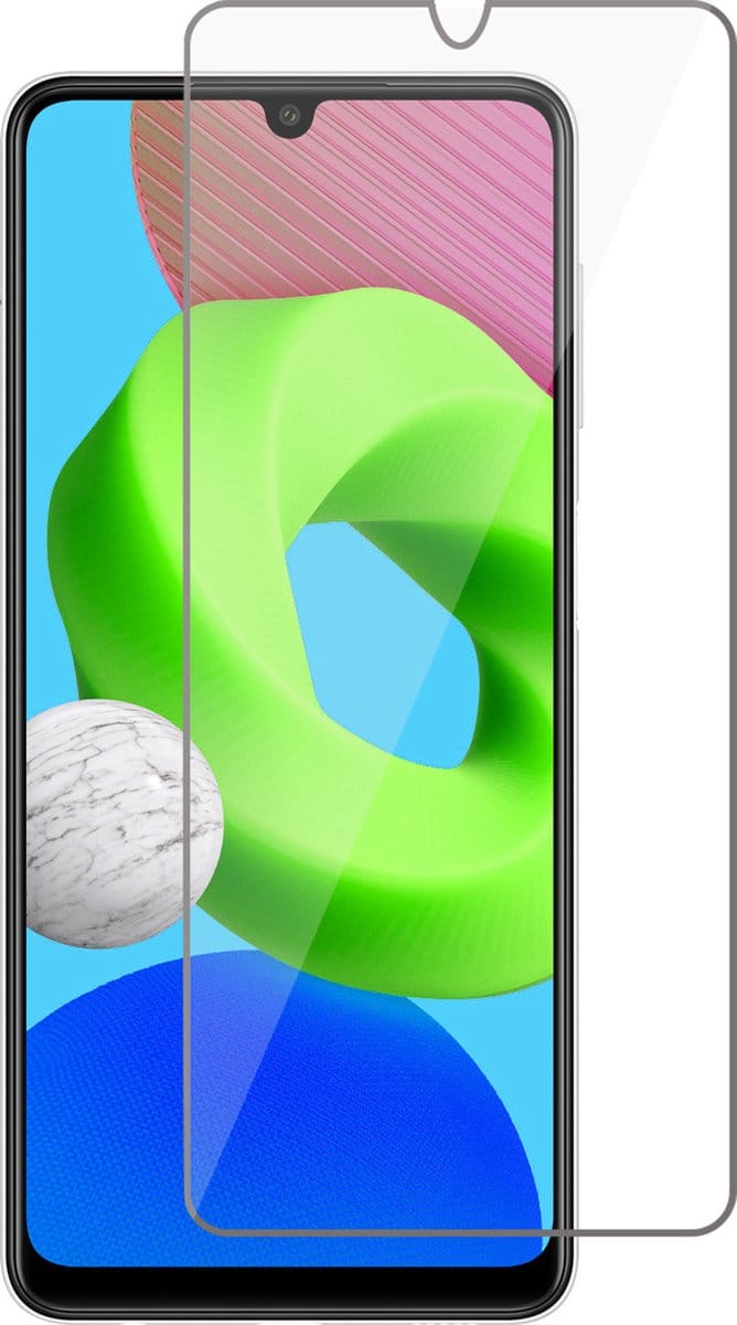 Screenprotector geschikt voor Samsung Galaxy M22 - Beschermglas Screen Protector Glas