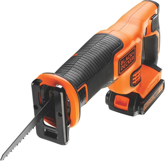 BLACK+DECKER 18V reciprozaag - 1x4.0Ah 1A lader - BDCR18M1-QW