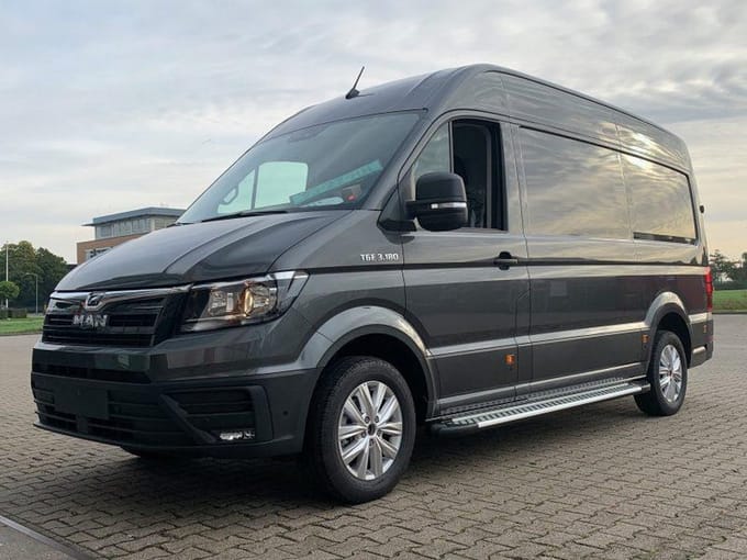 Treeplanken Aluminium & Zwart FWD | VW Crafter 2017+ | MAN TGE 2017+