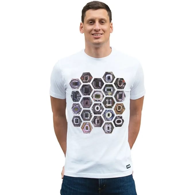 COPA - Hexagon Stadium T-Shirt - Heren - Wit - S