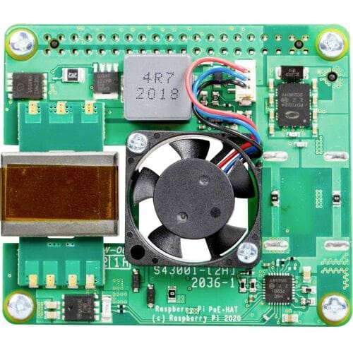 Raspberry Pi® PoE+ Hat Geschikt voor model: Raspberry Pi® 3 B+, Raspberry Pi® 4 B
