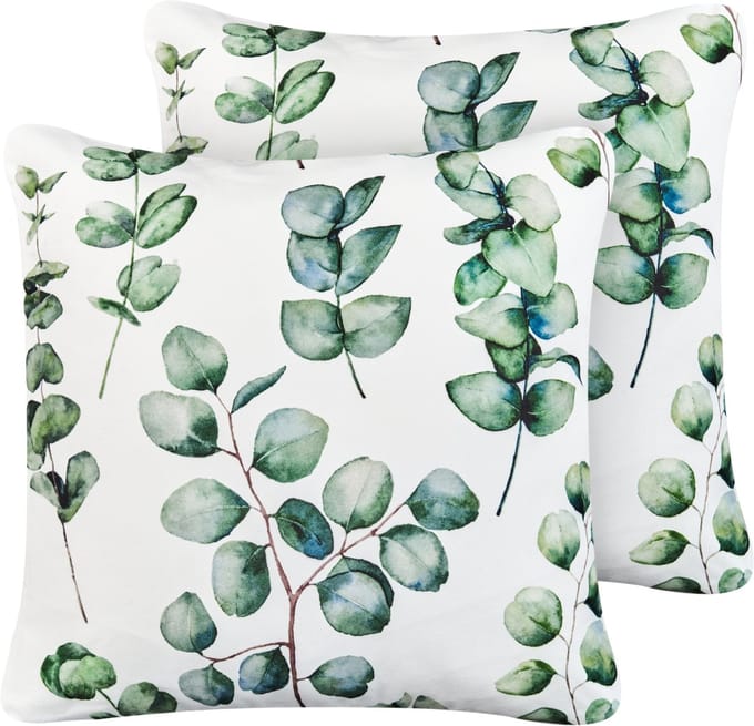 BOSQUE - Set van 2 tuinkussens - Groen - Polyester