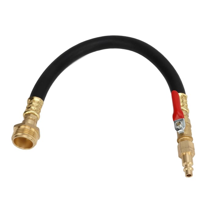 Tuinslang Adapter RV Vorstbescherming Combo Kit met 1/4 US Snelkoppeling Winterklaar Maken Sproeier black