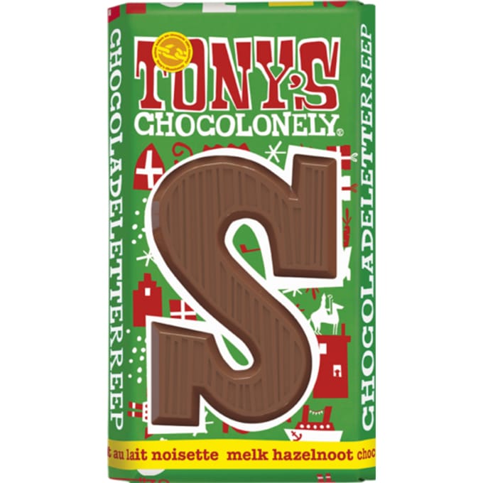 Tony’s chocolonely letterreep s - melk hazelnoot