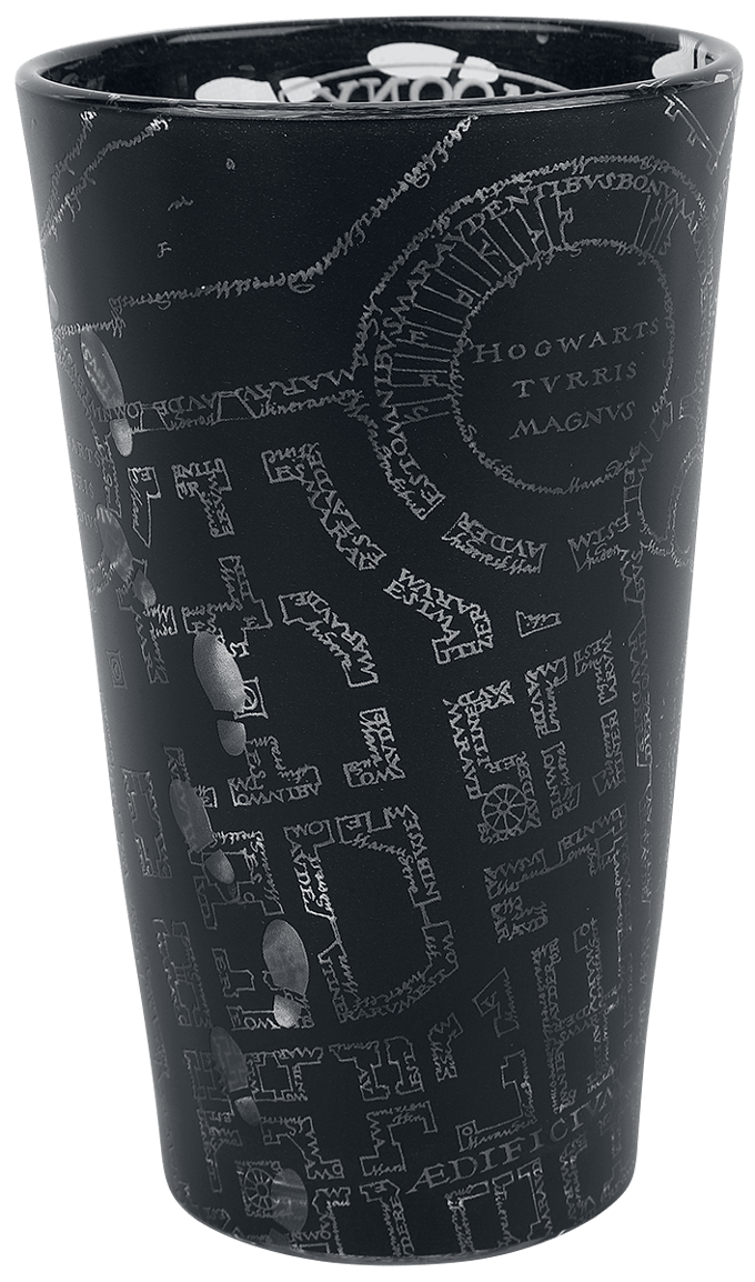 "Abysse Harry Potter - ""Marauder's Map"" 400ml Large Glass (ABYVER130)"