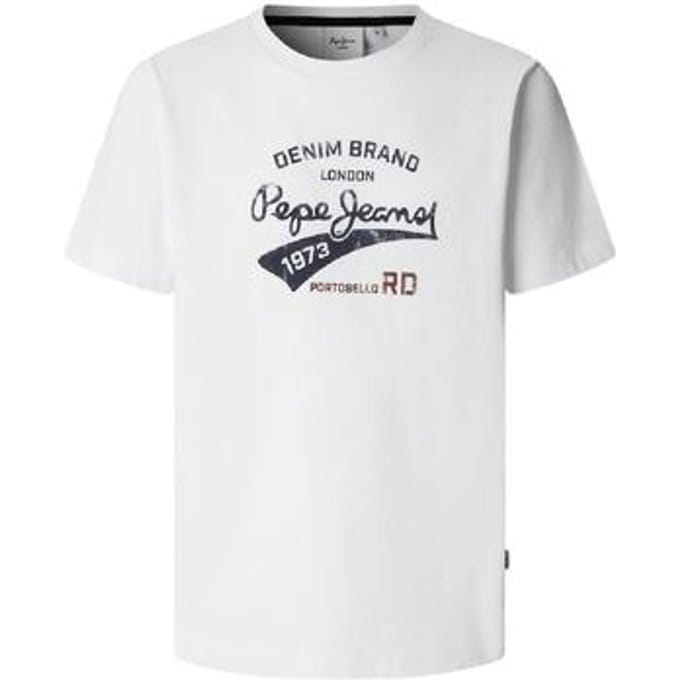Pepe Jeans Giles T-shirt Met Korte Mouwen Wit S Man