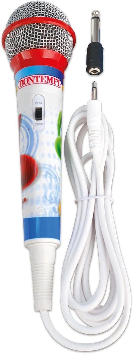 Staande Microfoon met Lange Kabel en Adapter voor Muziek en Zang