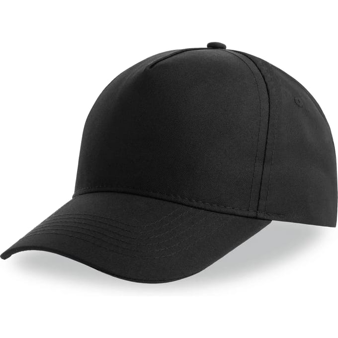 Atlantis Headwear Kid Recy Five Cap Recycled AT428 - Black - One size