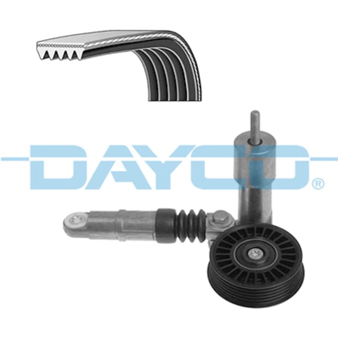 Poly V-riem set DAYCO KPV254