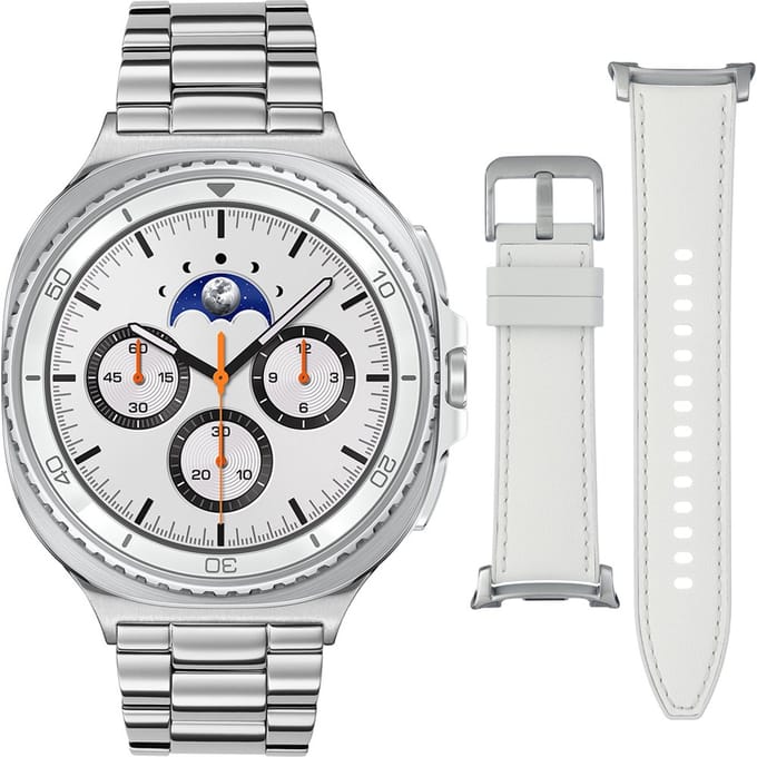 Samsung Special Edition Galaxy Watch 8 CLASSIC Wit/Zilverkl Staal 46mm