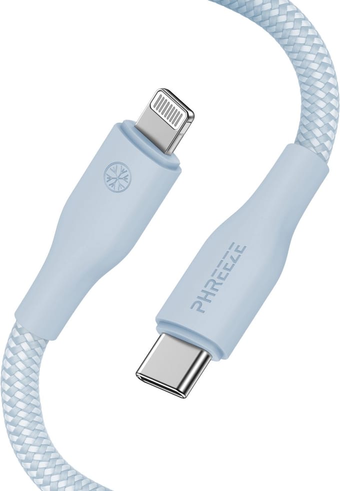 Kabel geschikt voor Lightning naar usb C - 1 meter - Blauw - Oplaadkabel geschikt voor iPhone