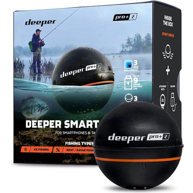 Deeper PRO+ 2 GPS Fish Finder – Draadloze sonar voor kant en boot