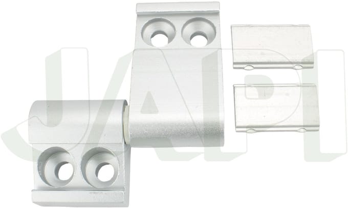 Scharnier Aluminium rechts paardentrailer zijdeur