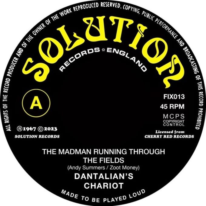 Dantalian's Chariot - The Madman Running Through The Fields/Ww Three (7" Single)