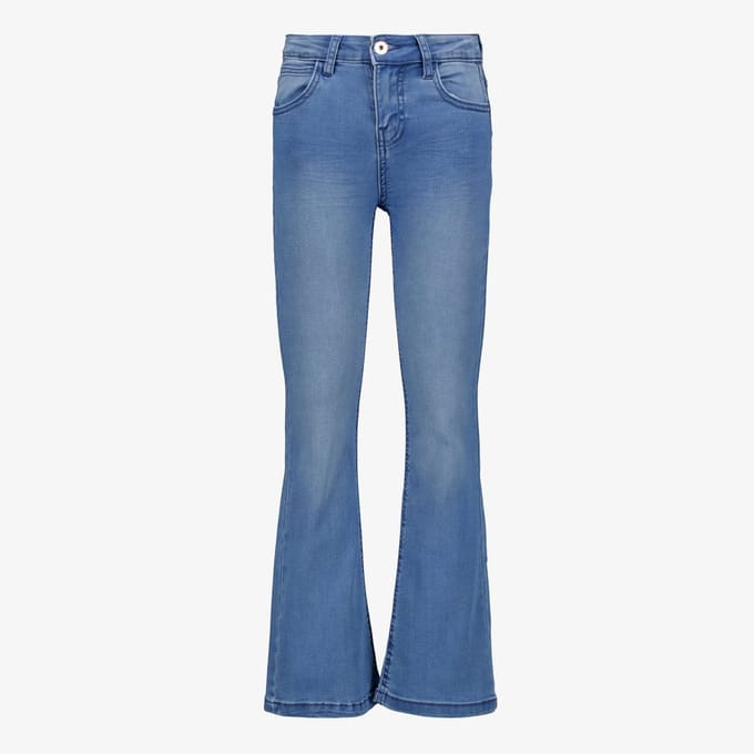 Twoday meisjes flared jeans medium blauw - Maat 158