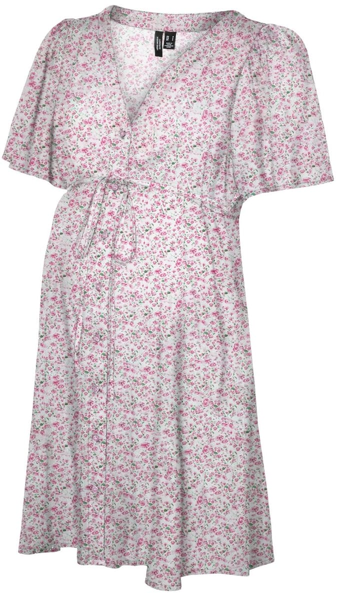 VERO MODA MATERNITY - VMMALBA SS SHORT DRESS WVN GA - Dames - Mini jurken