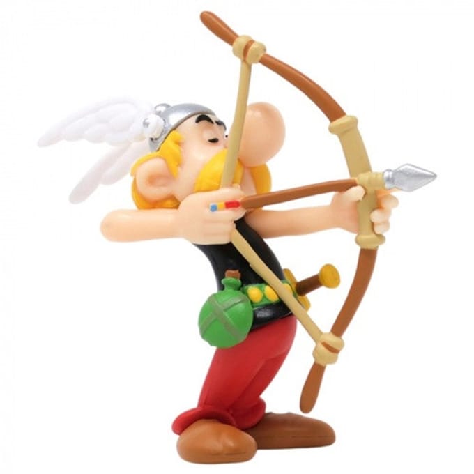 Plastoy Asterix PVC Figure Bow Shooting 6.5 cm Mini-Figuur