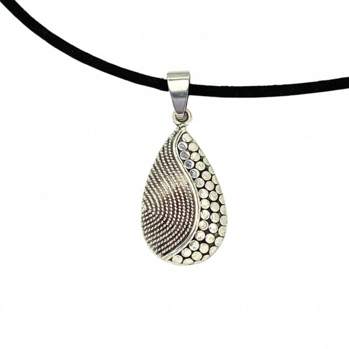 Ketting zilverkleur hanger - Charme Bijoux