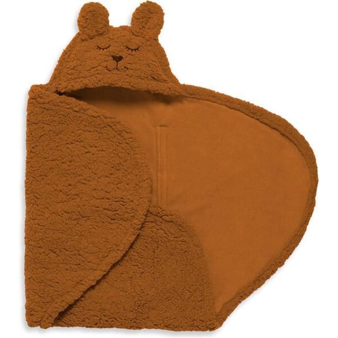 Jollein Wikkeldeken Bunny 100x105cm - Caramel