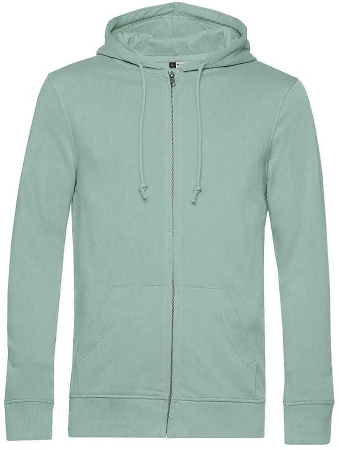 Hooded sweatshirt met rits B&C Organic
