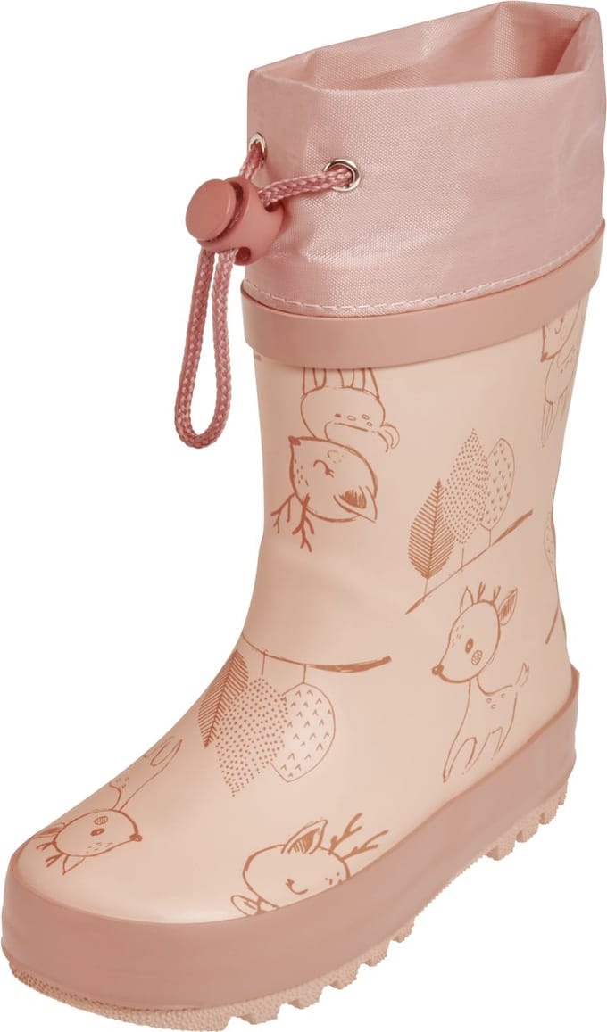 Playshoes - Regenlaarzen - Hertjes - Roze - Maat 21