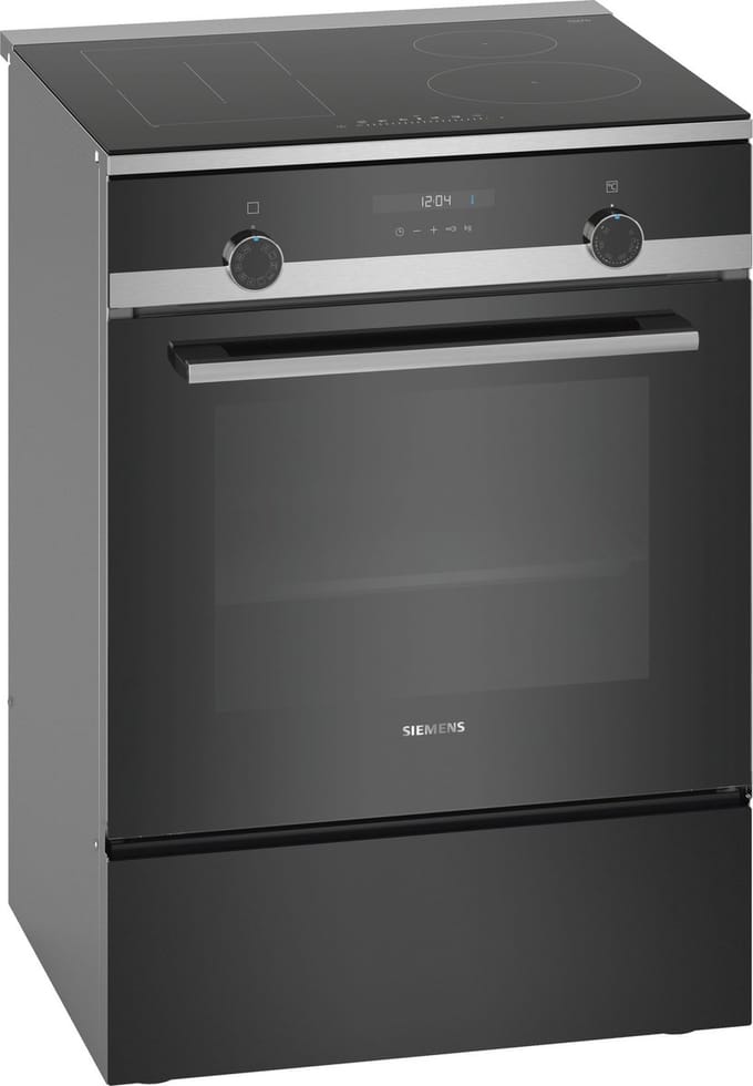 iQ500 Fornuis inductie, zwart/rvs