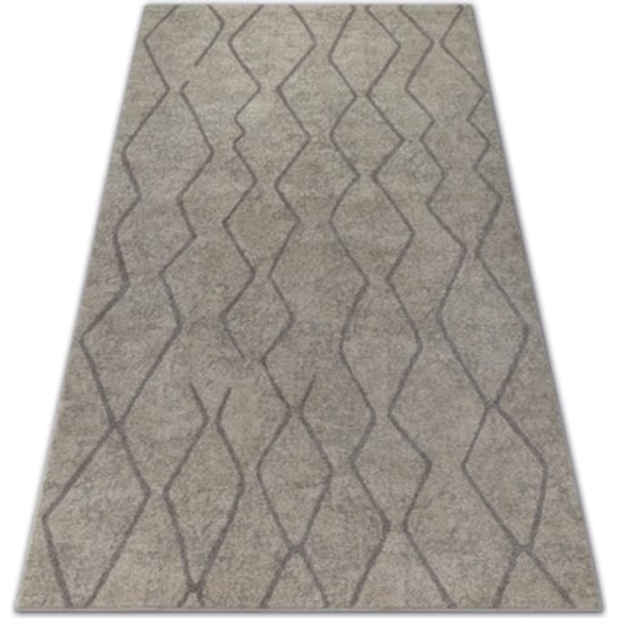 Kleden Rugsx Tapijt SOFT 8050 ZIGZAG , BOHO crème 120x170 cm