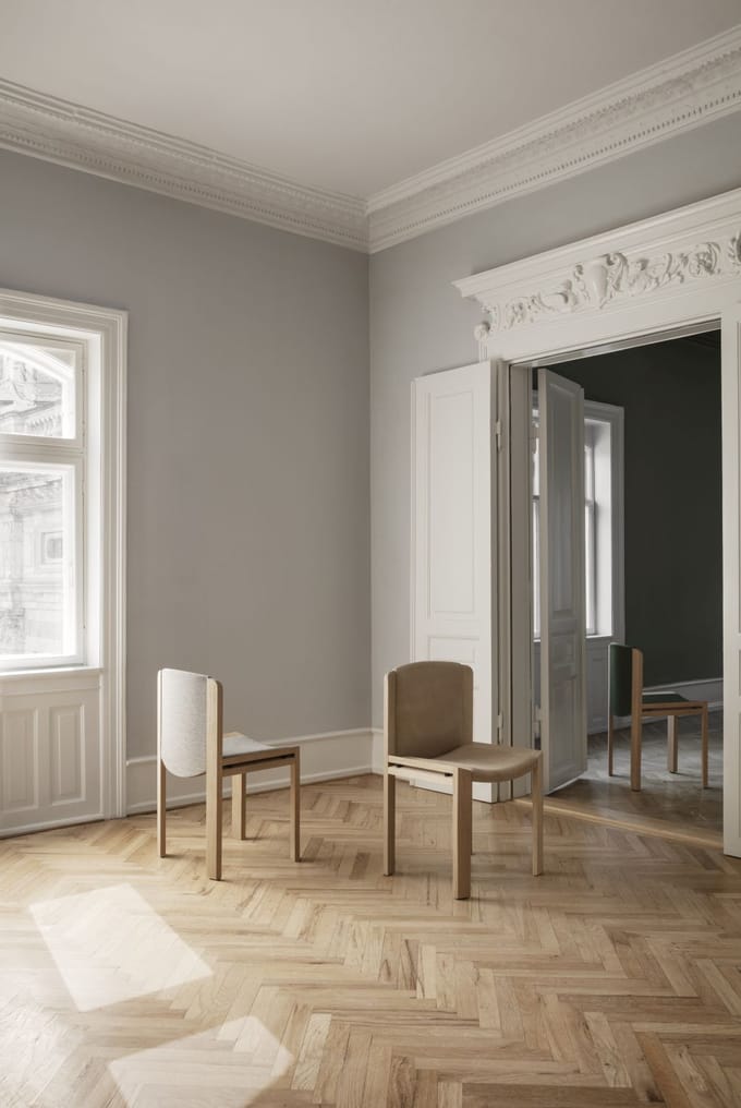 Karakter Chair 300 Eetkamerstoel - gezeept eiken/canvas 641