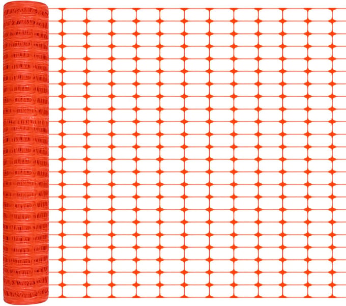 1x 30m bouwhek waarschuwingsnet bouwnet beschermnet tuinnet weidehek afrasteringsnet