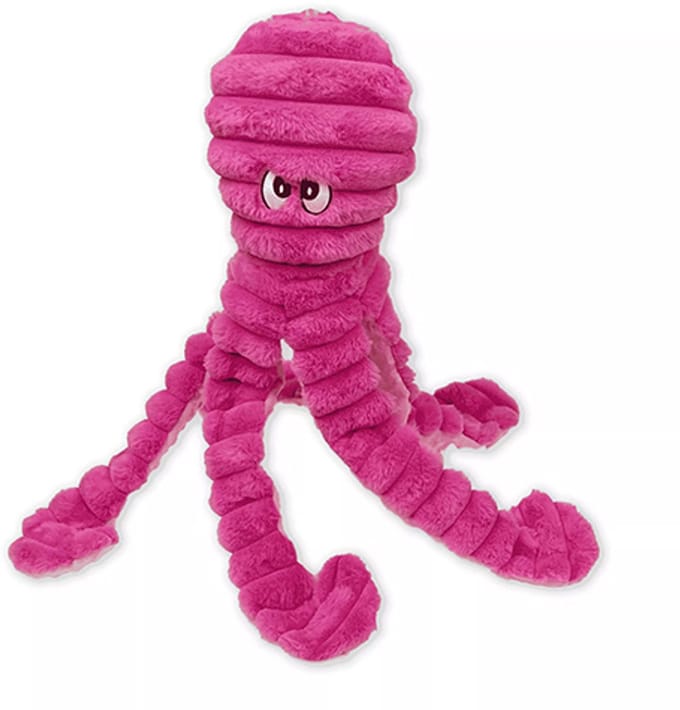 Quapas! - XXL Hondenknuffel Octopus - Roze - Pluche Speelgoed - 66 cm