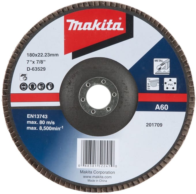 Makita Lamellenschijf 180 mm A60 - D-63529