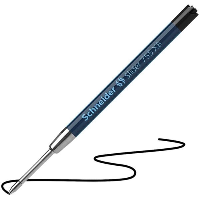 Schneider Schreibgeräte 175501 Balpenvulling Zwart 0.7 mm Onuitwisbaar: Ja