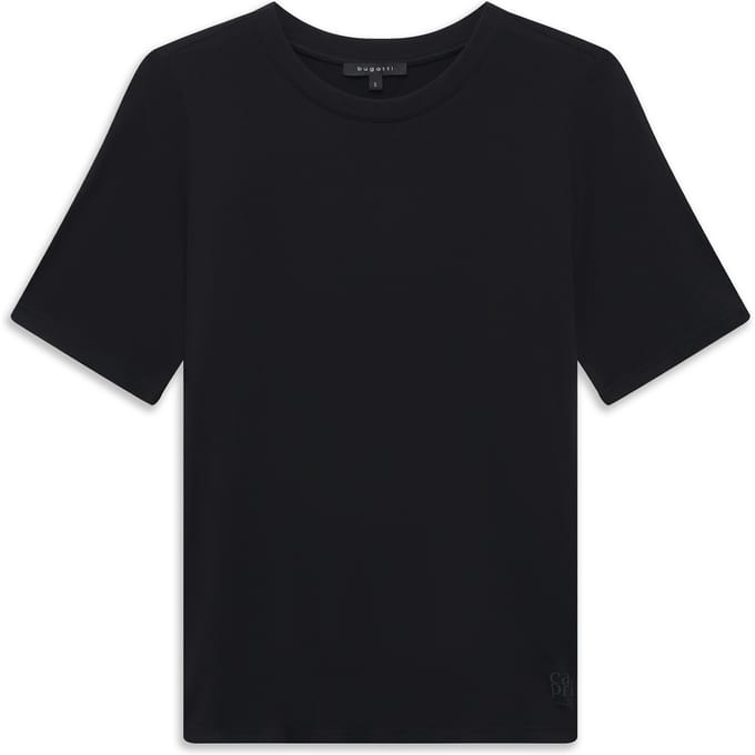 Bugatti Damen T-shirt van 100% viscose met ronde hals