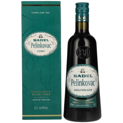 Badel Pelinkovac GORKI 31% Vol. 0,7l in geschenkverpakking