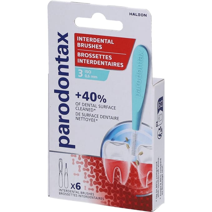 Parodontax Interdentale Ragers 0,6 mm – Maat 3 | 6 stuks