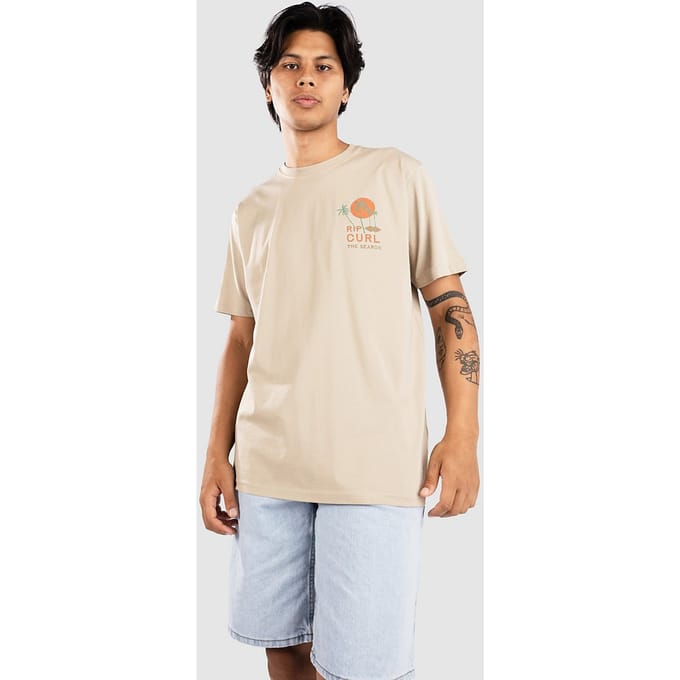 Rip Curl Aots - Cody Welsh Palms T-Shirt bruin