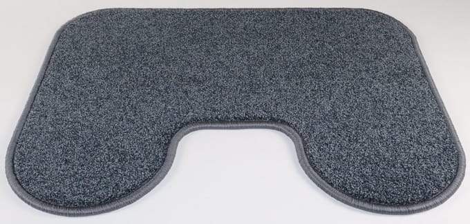 PRIMA - Candy - Wc mat - Toiletmat - grijs - antraciet - 45x60cm