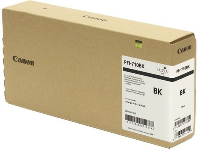 Canon PFI-710BK inktcartridge zwart (origineel)