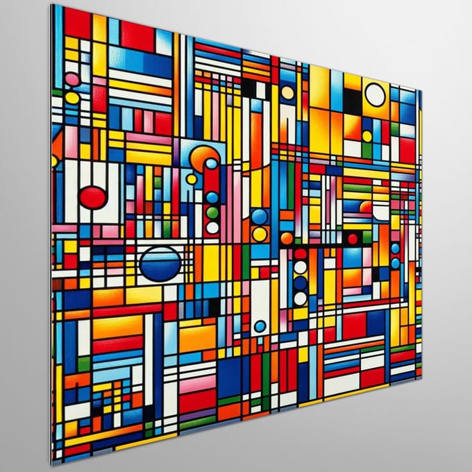 Kunstprint | Wanddecoratie | Dibond | 30 × 30 cm